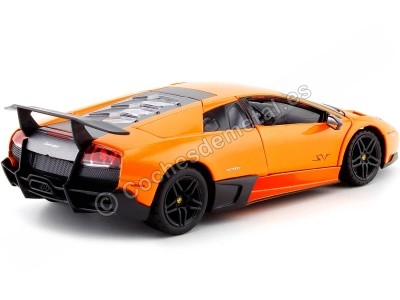 Cocchesdematal.Se 2010 Lamborghini Murcielago LP670-4 SV Metallic Orange 1:24 Rastar 39300 2