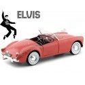 Cochesdemetal.es 1959 MG A 1600 Roadster MKI "Elvis Presley - Amor en Hawaii" Coral Red 1:18 Greenlight 13524