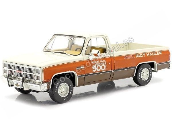 Cochesdemetal.es 1983 GMC Sierra Classic 1500 Pickup "67th Indianapolis 500 Mile Race Truck officiel" 1:18 Greenlight ...