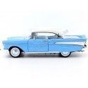 Cochesdemetal.es 1957 Chevrolet Bel Air Hard Top Azul / Blanco 1:18 Road Signature 92109