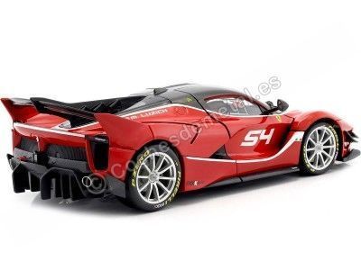 Cochesdemetal.es 2017 Ferrari FXX-K EVO Nº54 M. Luzich Rojo/Negro 1:18 Bburago Signature Series 16908 2