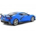 Cochesdemetal.es 2020 Chevrolet Corvette Stingray Coupé High Wing Blue / Noir 1:18 MAISTO 31455