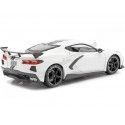 Cochesdemetal.es 2020 Chevrolet Corvette Stingray Coupé High Wing White / Black 1:18 MAISTO 31455