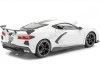 Cochesdemetal.es 2020 Chevrolet Corvette Stingray Coupé High Wing White / Black 1:18 MAISTO 31455