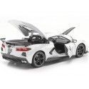 Cochesdemetal.es 2020 Chevrolet Corvette Stingray Coupé High Wing White / Black 1:18 MAISTO 31455