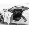 Cochesdemetal.es 2020 Chevrolet Corvette Stingray Coupe High Wing White/Black 1:18 Maisto 31455