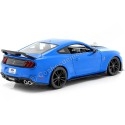 Carsdemetal.es 2020 Ford Mustang Shelby GT500 Electric Blue 1:18 MAISTO 31452