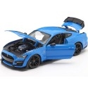 Carsdemetal.es 2020 Ford Mustang Shelby GT500 Electric Blue 1:18 MAISTO 31452