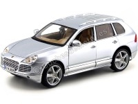 2008 Porsche Cayenne 3.2 V6 Turbo Gris Metalizado 1:18 Maisto 31113