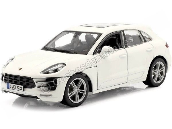 Cochesdemetal.es 2015 Porsche Macan Blanco 1:24 Bburago 21077