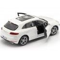 Cochesdemetal.es 2015 Porsche Macan Blanco 1:24 Bburago 21077