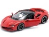 Cochesdememetal.es 2019 Ferrari SF90 Stradale Rojo / nègre de métal kit 1:24 aliments 39137