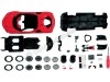 Cochesdememetal.es 2019 Ferrari SF90 Stradale Rojo / nègre de métal kit 1:24 aliments 39137