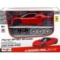 Cochesdememetal.es 2019 Ferrari SF90 Stradale Rojo / nègre de métal kit 1:24 aliments 39137