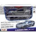 Cochesdemetal.es 2017 Chevrolet Corvette Grand Sport Graphite Metal Kit 1:24 Comida 39527