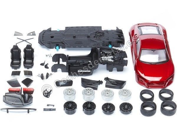 Cochesdemetal.es 2015 Audi R8 V10 Plus Rojo Metalizado "Metal Kit" 1:24 Maisto 39510