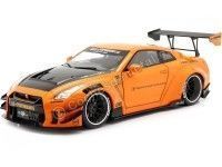 2020 Nissan GTR35 LB Work Type 2 Orange Metallic 1:18 Solido S1805803