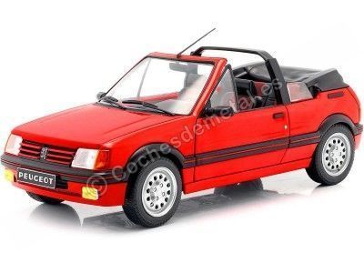 Cochesdemetal.es 1989 Peugeot 205 CTI MK1 Convertible Rojo Vallelunga 1:18 Solido S1806201