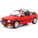 Cochesdemetal.es 1989 Peugeot 205 CTI MK1 Convertible Rojo Vallelunga 1:18 Solido S1806201