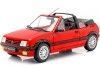 Cochesdemetal.es 1989 Peugeot 205 CTI MK1 Convertible Rojo Vallelunga 1:18 Solido S1806201