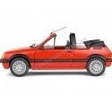 Cochesdemetal.es 1989 Peugeot 205 CTI MK1 Convertible Rojo Vallelunga 1:18 Solid S1806201