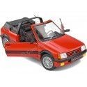 Cochesdemetal.es 1989 Peugeot 205 CTI MK1 Convertible Rojo Vallelunga 1:18 Solid S1806201