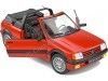 Cochesdemetal.es 1989 Peugeot 205 CTI MK1 Convertible Rojo Vallelunga 1:18 Solid S1806201