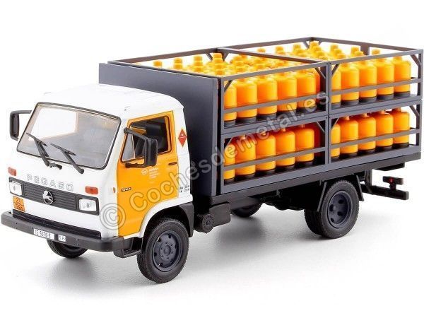 CARSDEMETAL.ES 1988 Picaso Ekus Truck "Repsol Butano" Orange / White 1:43 Salvat PEG003