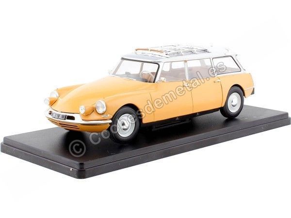 CARSDEMETAL.ES 1961 Citroen ID19 Break 21 Salmon "CARS INPERNABLE" 1:24 Éditorial Salvat ES19