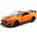 Cochesdemetal.es 2020 Ford Mustang Shelby GT500 Naranja/Negro 1:24 Maisto 31532