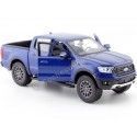 Cochesdemetal.es 2019 Ford Ranger FX4 Azul Metalizado 1:27 Maisto 31521