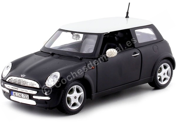Cochesdemetal.es 2004 Mini Cooper R50 Negro Mate 1:24 Maisto 31219