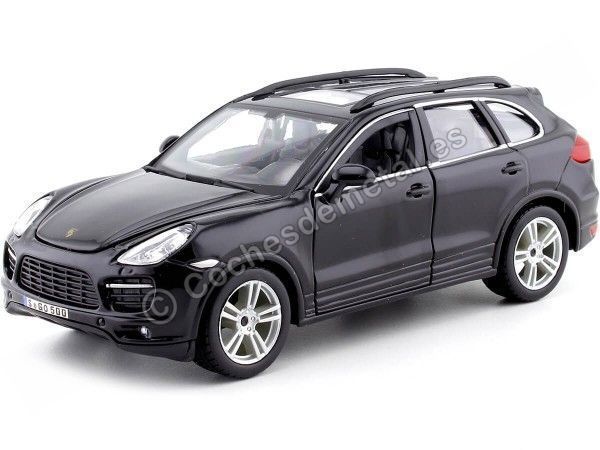 Cochesdemetal.es 2018 Porsche Cayenne Turbo Negro 1:24 Bburago 21056