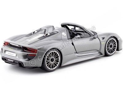 Cochesdemetal.es 2014 Porsche 918 Sypder Gris 1:24 Bburago 21076 2