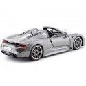 Cochesdemetal.es 2014 Porsche 918 Sypder Gris 1:24 Bburago 21076