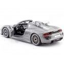 Cochesdemetal.es 2014 Porsche 918 Sypder Gris 1:24 Bburago 21076