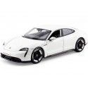 Cochesdemetal.es 2021 Porsche Taycan Turbo S Blanco 1:24 Bburago 21098