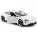 Cochesdemetal.es 2021 Porsche Taycan Turbo S Blanco 1:24 Bburago 21098