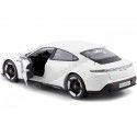 Cochesdemetal.es 2021 Porsche Taycan Turbo S Blanco 1:24 Bburago 21098