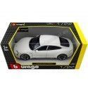 Cochesdemetal.es 2021 Porsche Taycan Turbo S Blanco 1:24 Bburago 21098