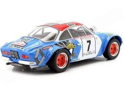 Cochesdemetal.es 1973 Alpine Renault A110 1800 Nº7 Therier/Callewaert Rallye Tour de Corse 1:18 IXO Models RMC062D 2