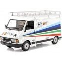 Cochesdemetal.es 1980 Fiat 242 VAN Team Autobianchi/Lancia/Abarth/Fiat Rally Assistance 1:18 Ixo Models 18RMC060XE