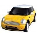 Carsdemetal.es 2014 Mini Cooper S "Puzzle 3D de 64 pièces" Jaune / Blanc 1:32 Happy Well 57074