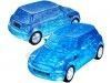 Carsdemetal.es 2014 Mini Cooper S "Puzzle 3d of 64 pièces" Blue Translucent 1:32 Happy Well 57071