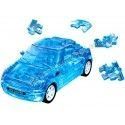 Carsdemetal.es 2014 Mini Cooper S "Puzzle 3d of 64 pièces" Blue Translucent 1:32 Happy Well 57071