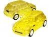 CARSDEMETAL.ES 2014 MINI COOPER S "PUBLIT 3D DE 64 PIÈCES" JAUNE TRADUCT 1:32 HAPPY WELL 57075