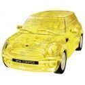 Cochesdemetal.es 2014 Mini Cooper S "Puzle 3D de 64 piezas" Amarillo Traslucido 1:32 Happy Well 57075