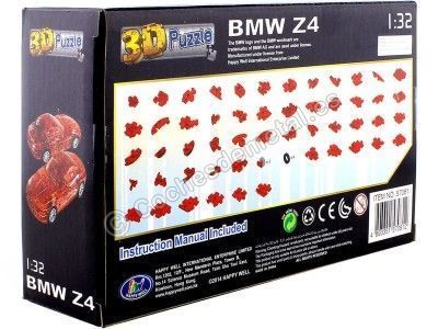 CARSDEMETAL.ES 2010 BMW Z4 COUPE "60-MICE 3D PUBLIP" Red Translucent 1:32 Happy Well 57081 2