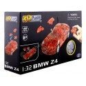 Cochesdemetal.es 2010 BMW Z4 Coupe "Puzle 3D de 60 Piezas" Rojo Traslucido 1:32 Happy Well 57081