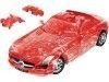 CARSDEMETAL.ES 2010 Mercedes-Benz SLS AMG GT "Puzzle 3D de 62 pièces" Red Translucide 1:32 Happy Well 57111